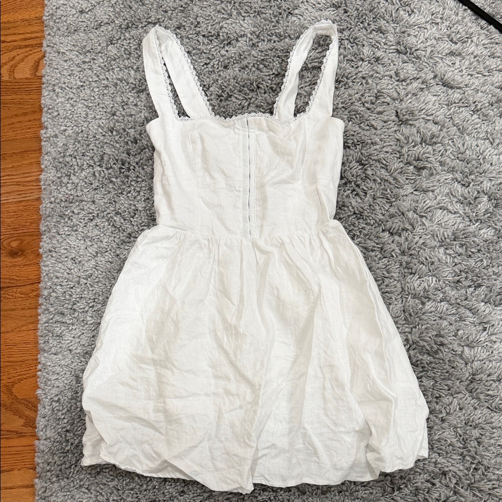 Reformation White Mini Dress